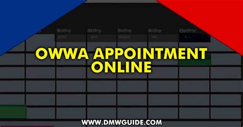 How to Schedule OWWA Online Appointment for .